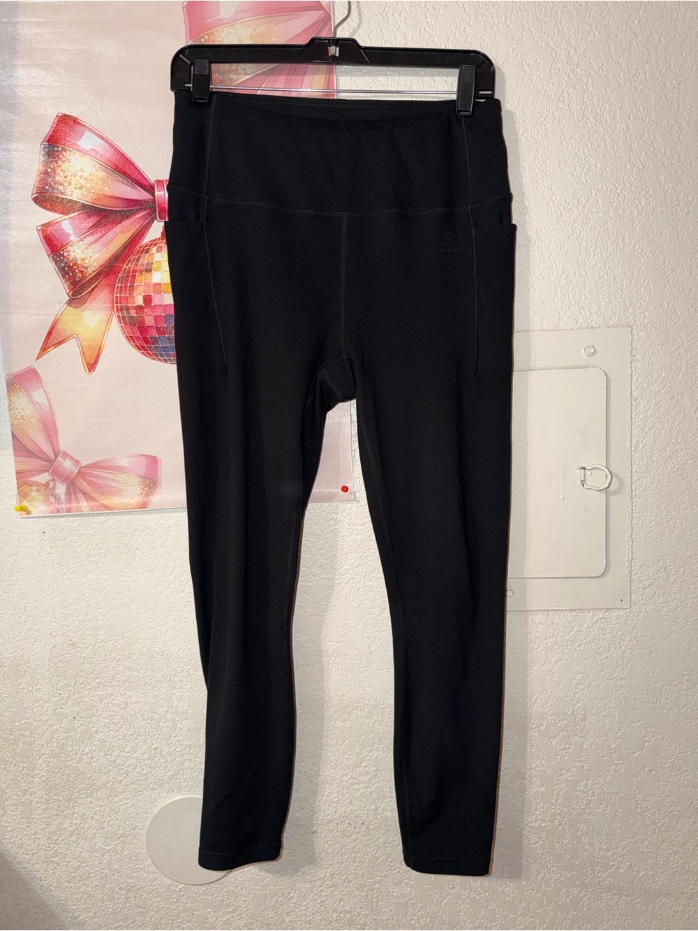 Reebok Black Active Leggings with Side Pockets